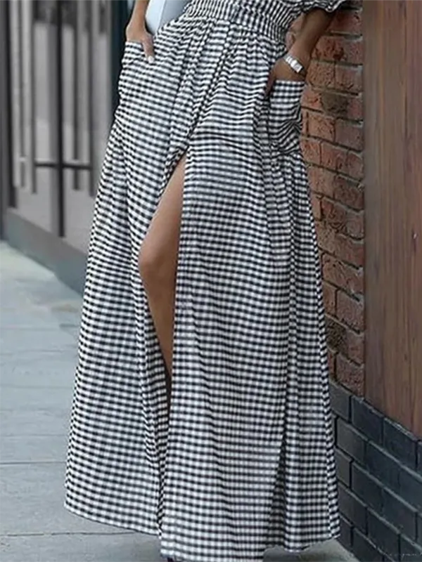 Loose Buttoned Shirt Maxi Dress