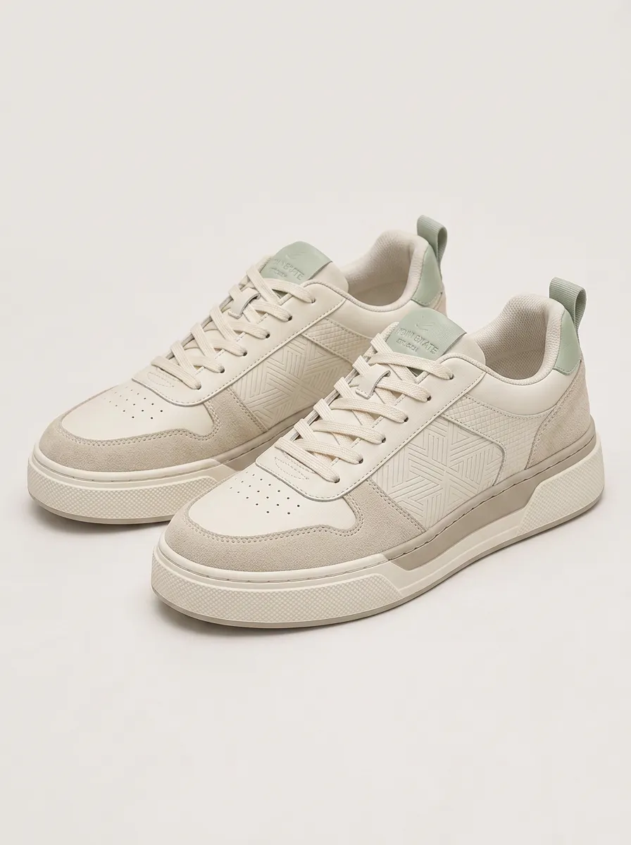 Men's Modern Casual Geometric Pattern Patterned Casual Skate Shoes