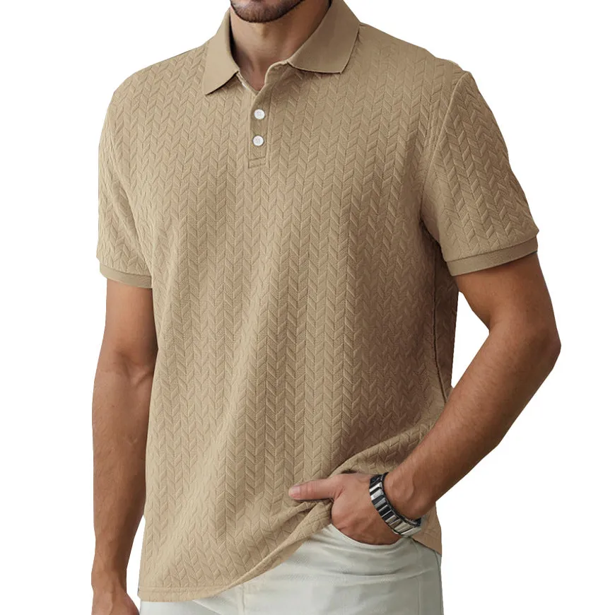 Button Placket Polo Shirt