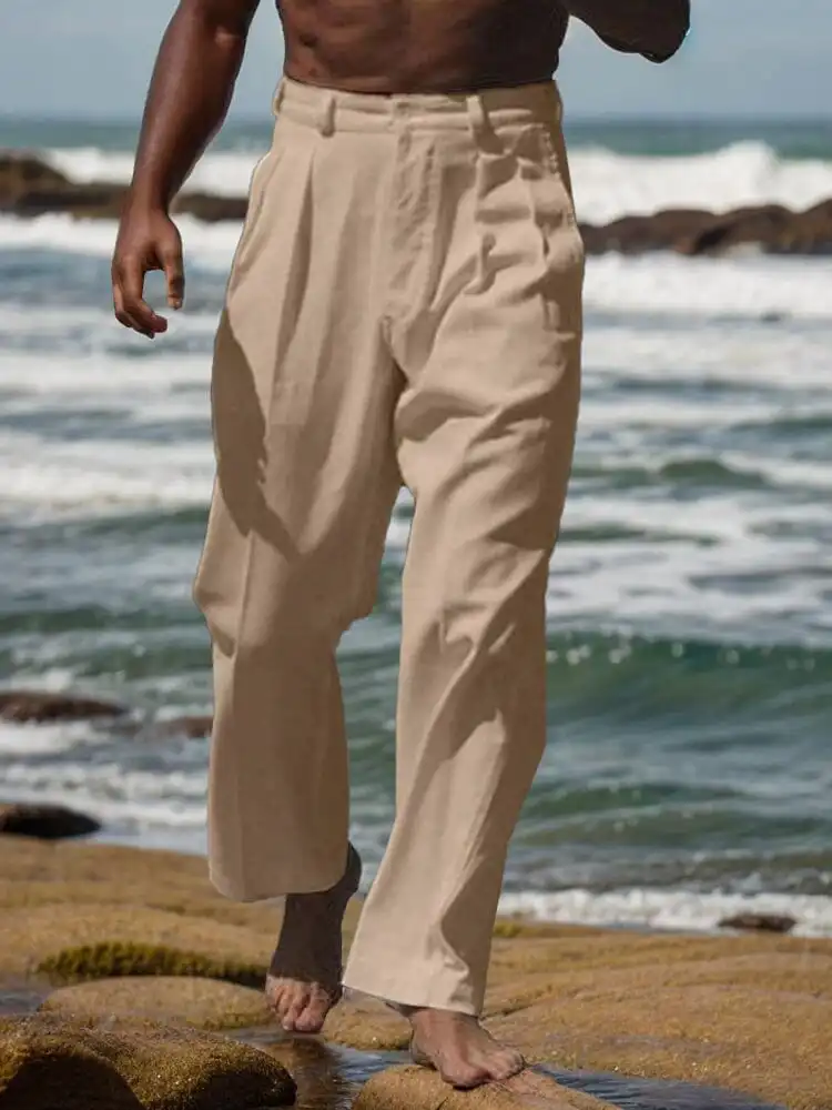 Tailored Straight Leg Pants