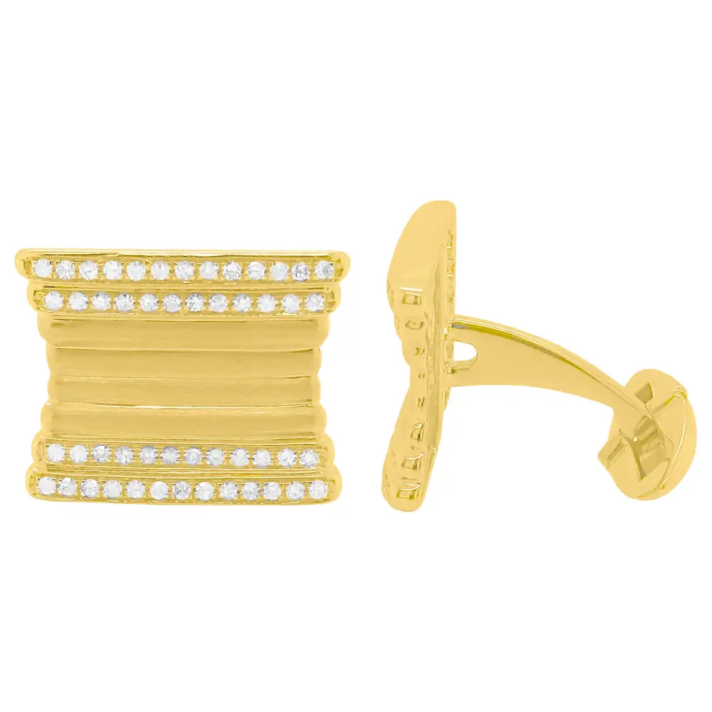 Formal Classic Diamond Cufflinks