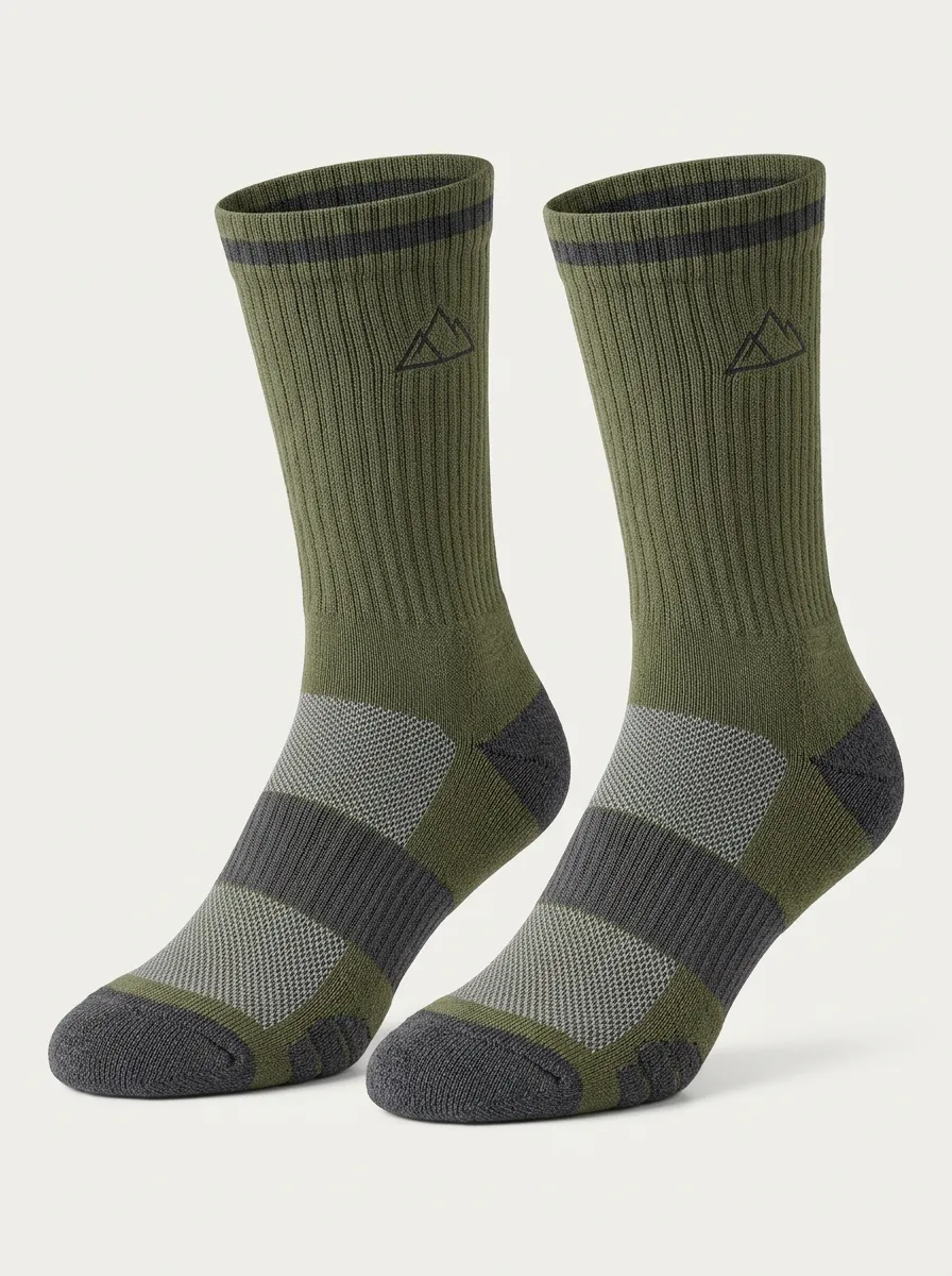 Men's Open Air Mountain Printed Socks