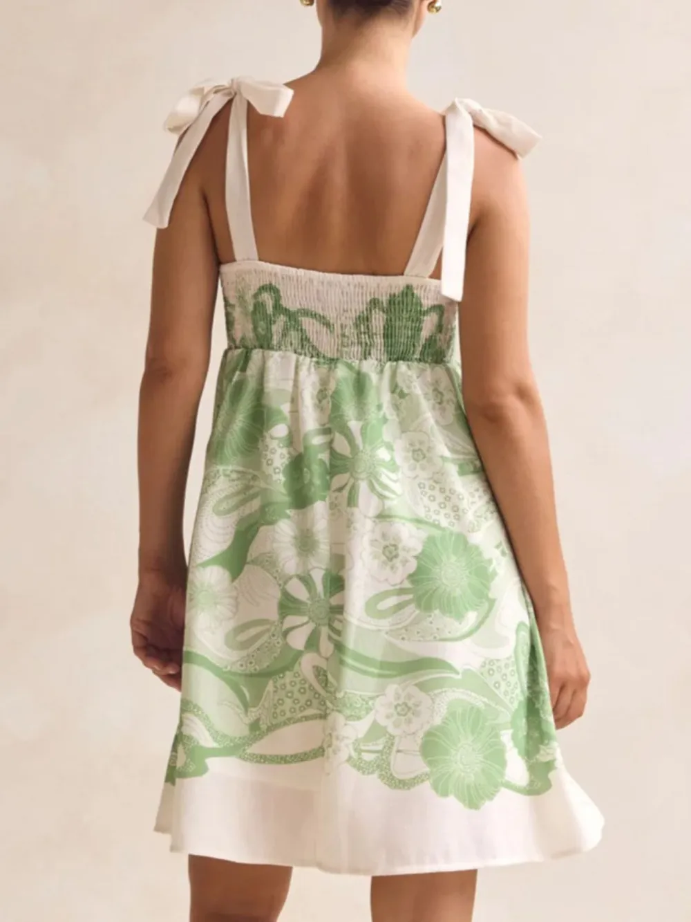 Relaxed Shape Printed Mini Dress