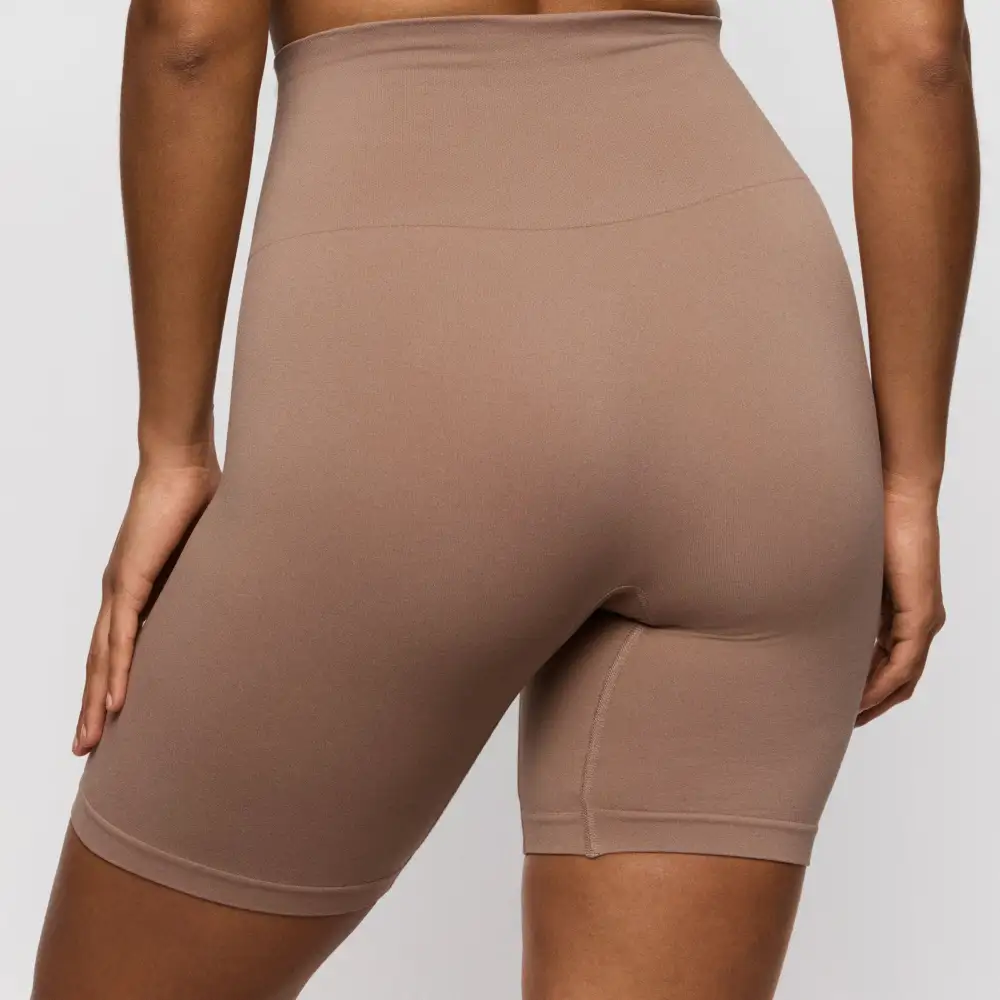 Women's High Waist Seamless Elastic Waistband Cotton Gusset Cotton Soft Fabric Shaping Panty