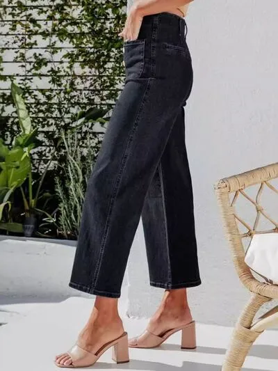 Button Pocketed Denim Jeans