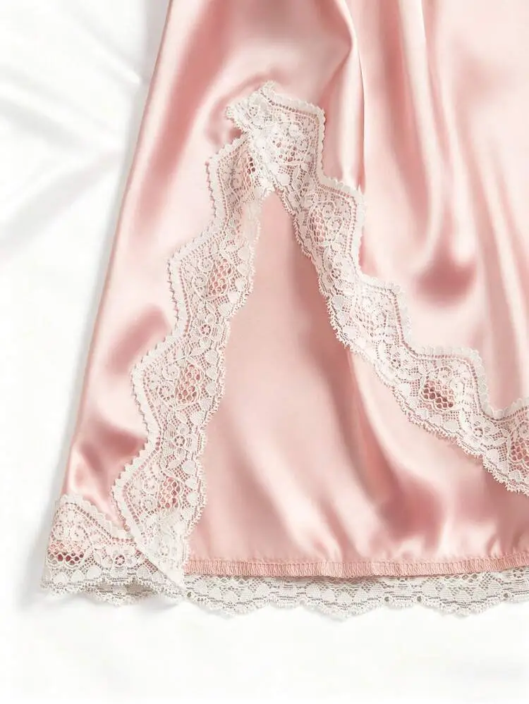 Sculpted Lace Slip Nightgown