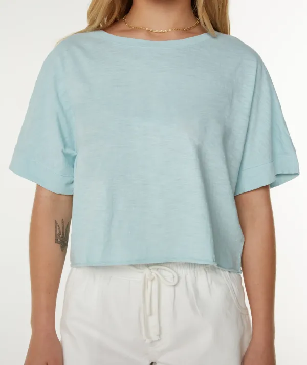Solid Color College Style Loose T-Shirt