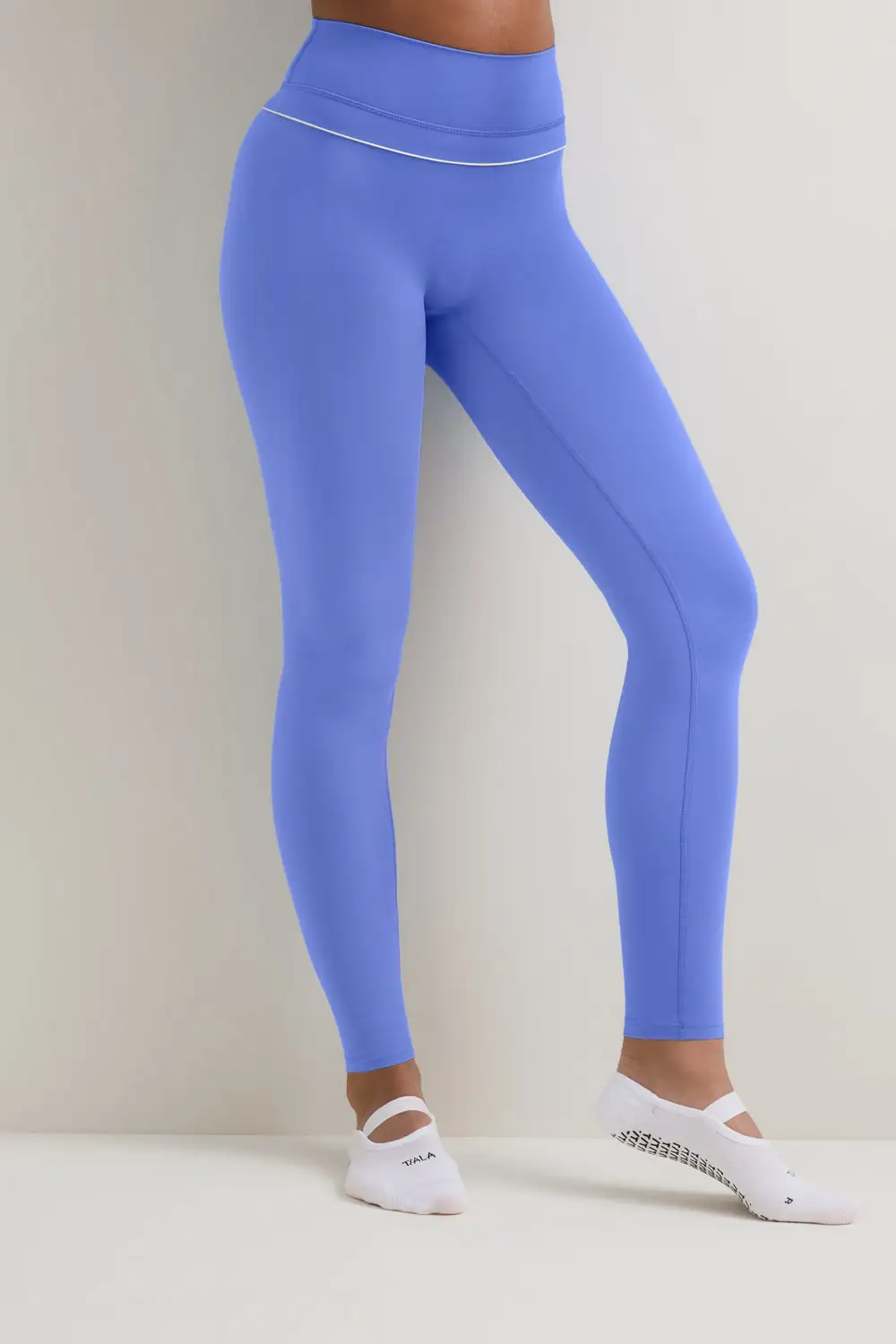 Refined Sweetheart Waist Contrast Leggings