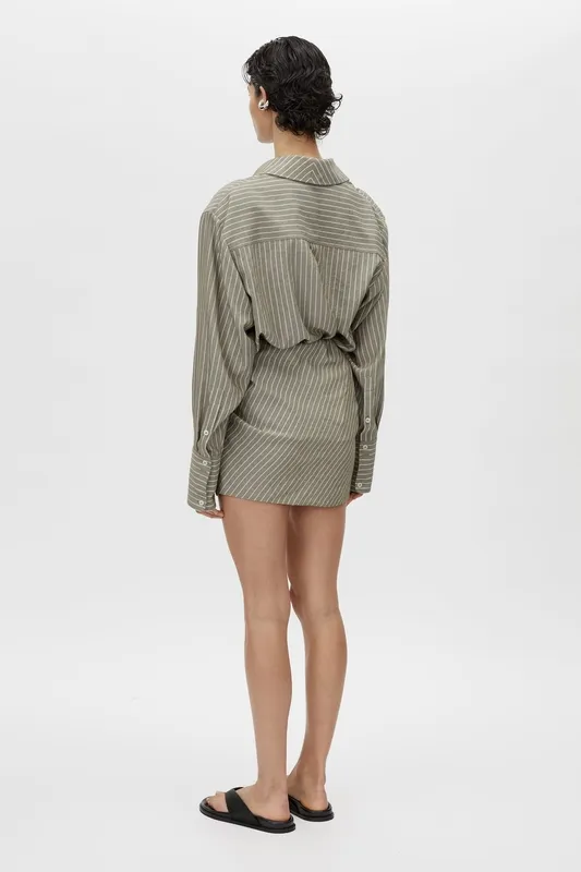 Ash Stripe Striped Skirt
