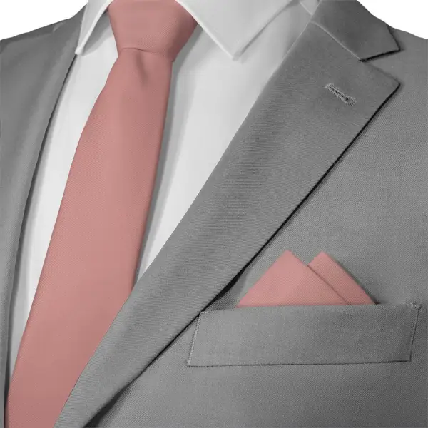 Contemporary Polished Solid Pocket Square