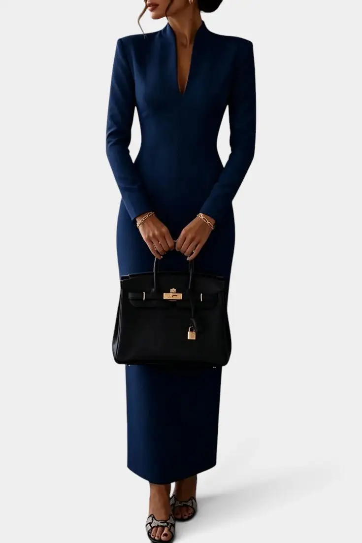Fitted Maxi Dress