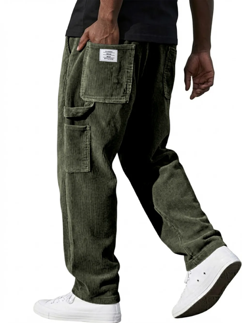 Clean Line Corduroy Utility Pants
