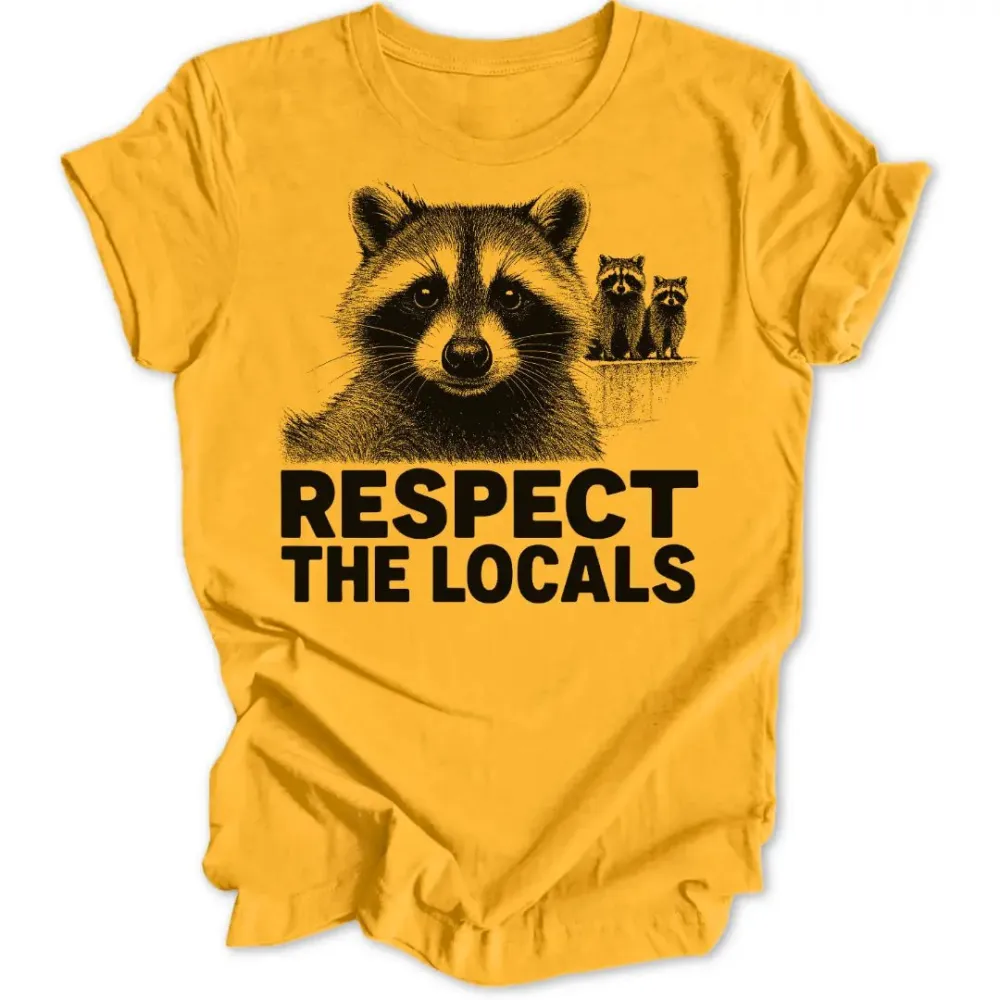 Respect Raccoons Unisex T-Shirt