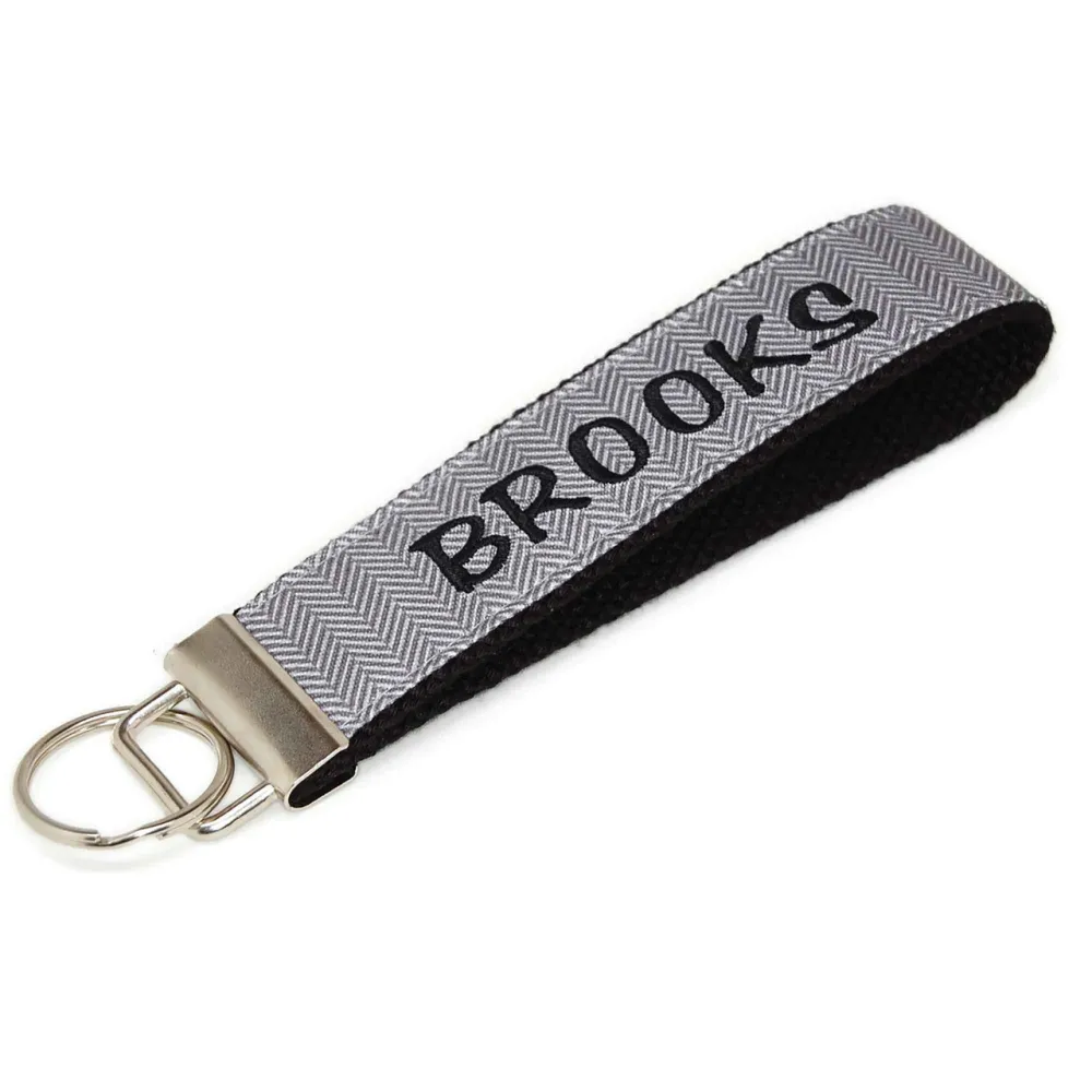 Herringbone Expressive Keychain