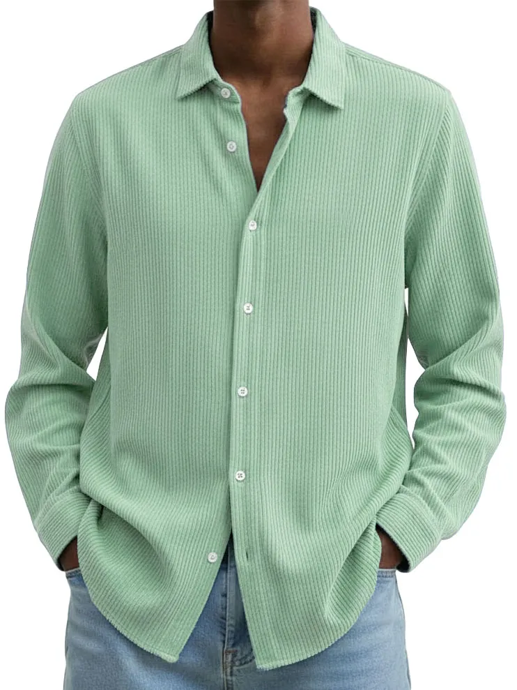 Corduroy Camp Collar Shirt
