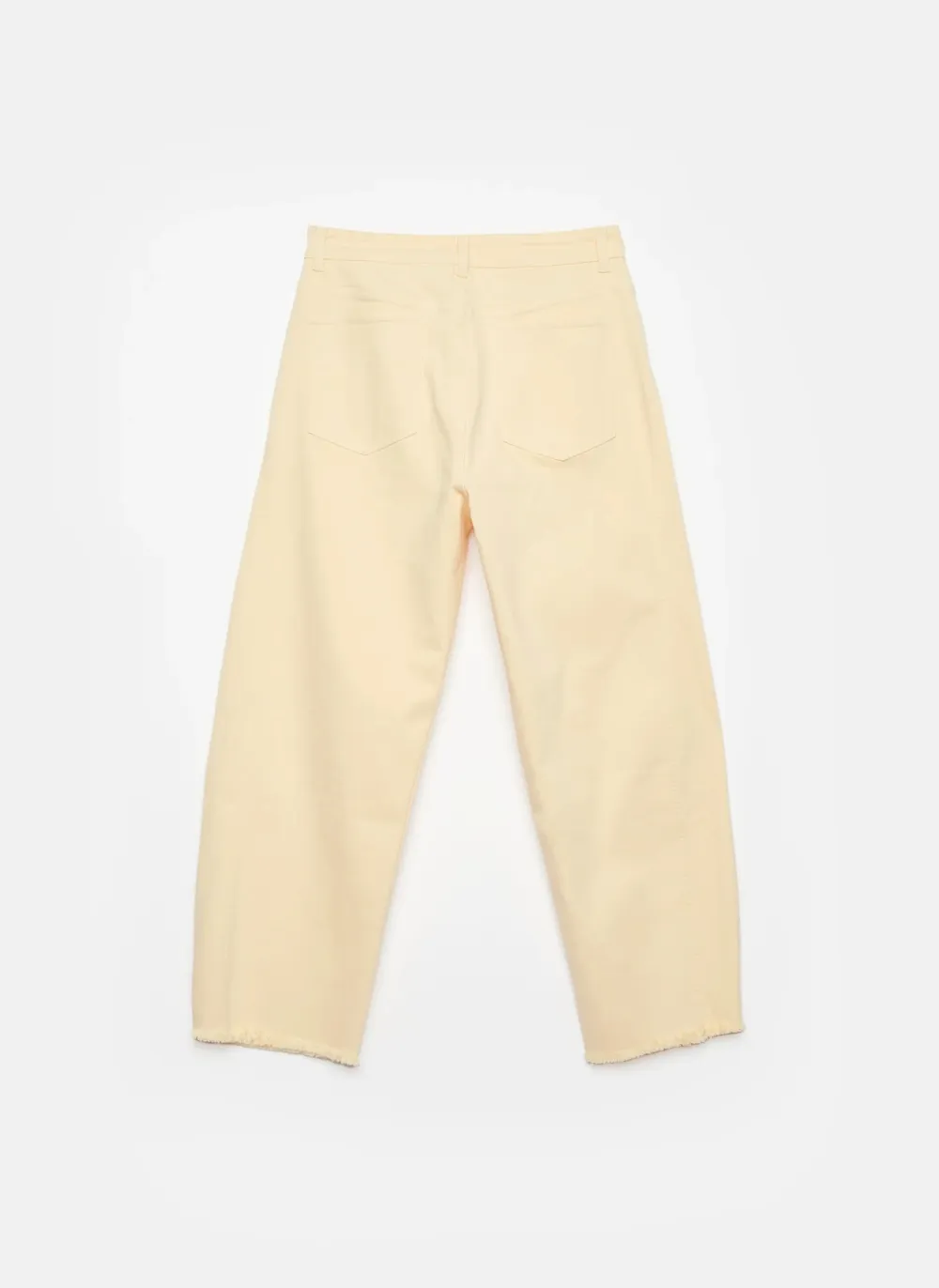 Plain Casual Style Wide-Leg Jeans