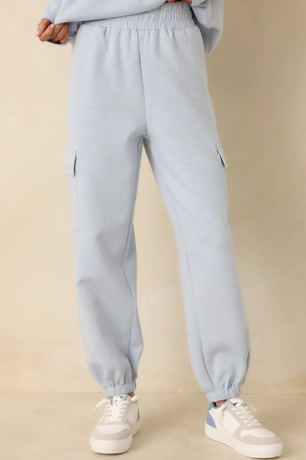 Light Heather Cargo Jogger Sweatpants