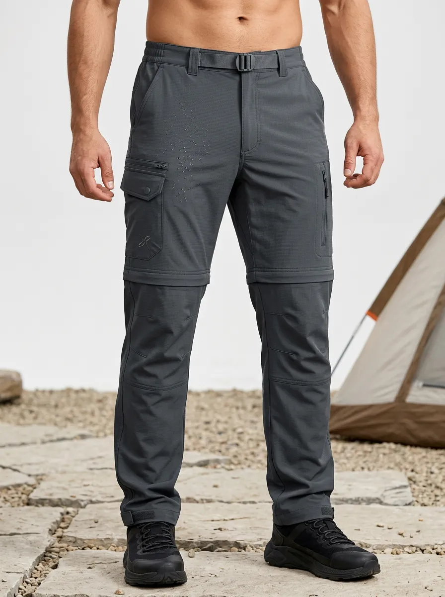 Men's Ridge Rugged Waterproof Zip-Off Tactical Cargo Pants
