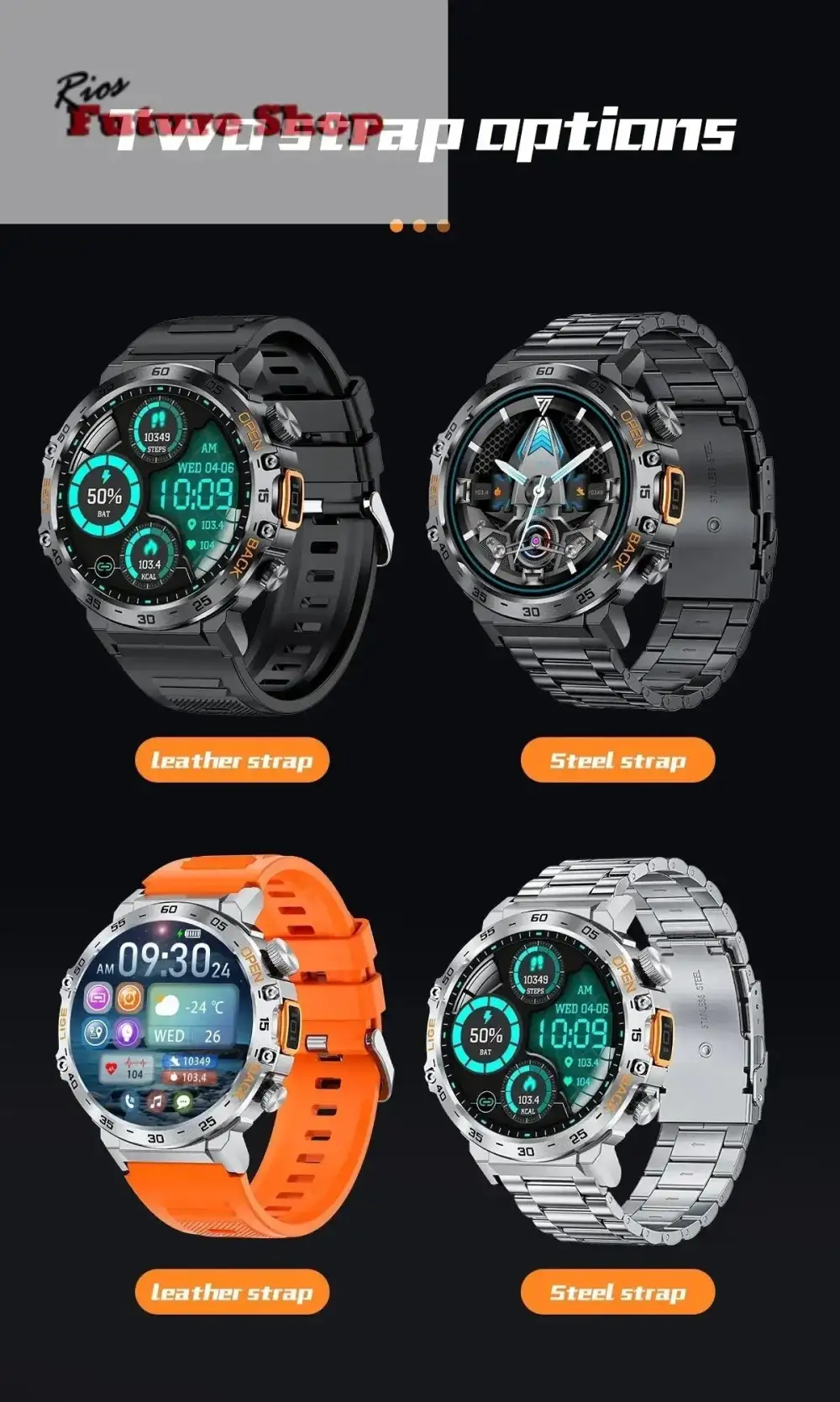 2024 New Smart Watch Men Style