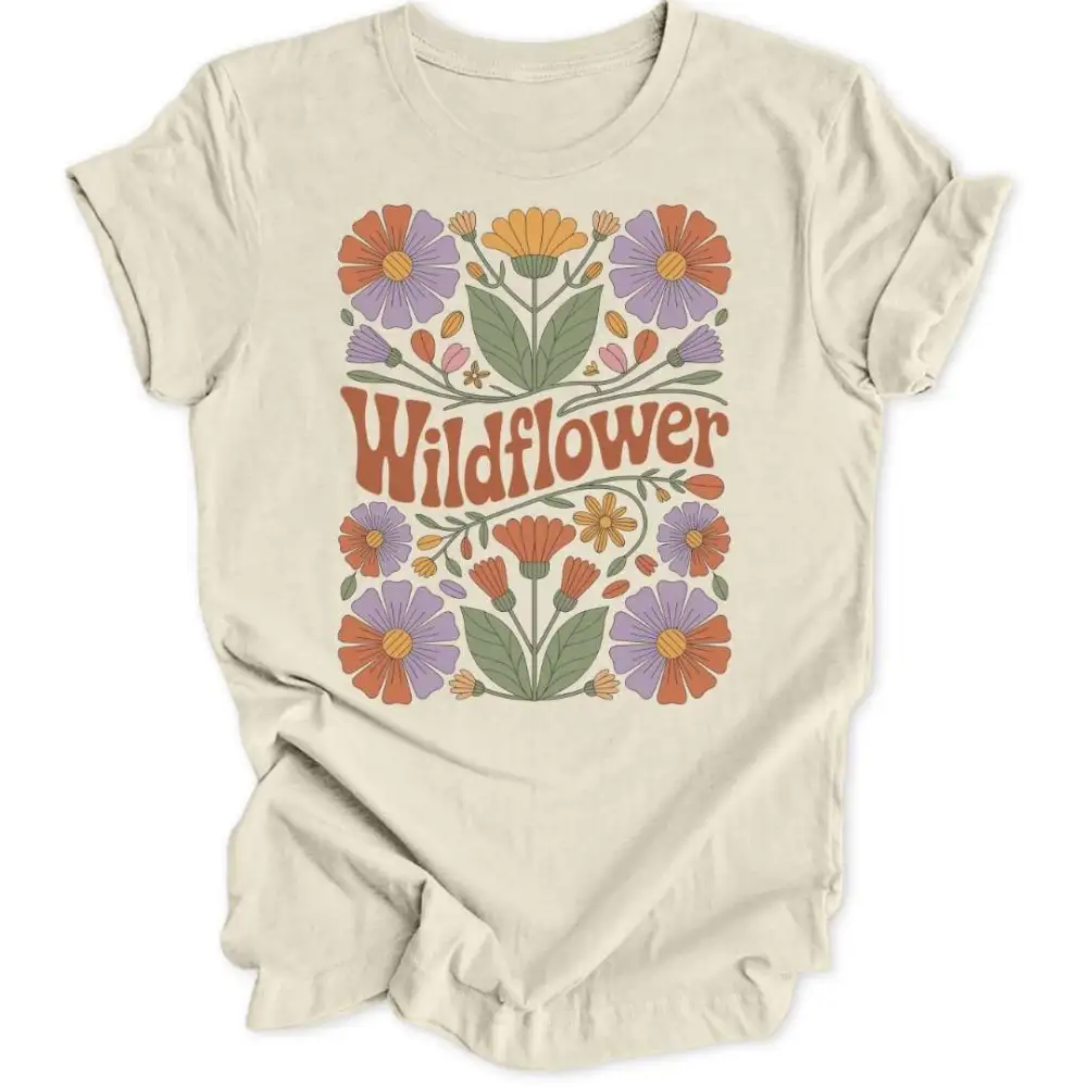 Retro Wildflower Unisex T-Shirt
