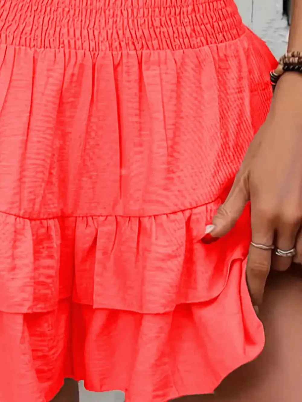 Ruffle High Waist Skort