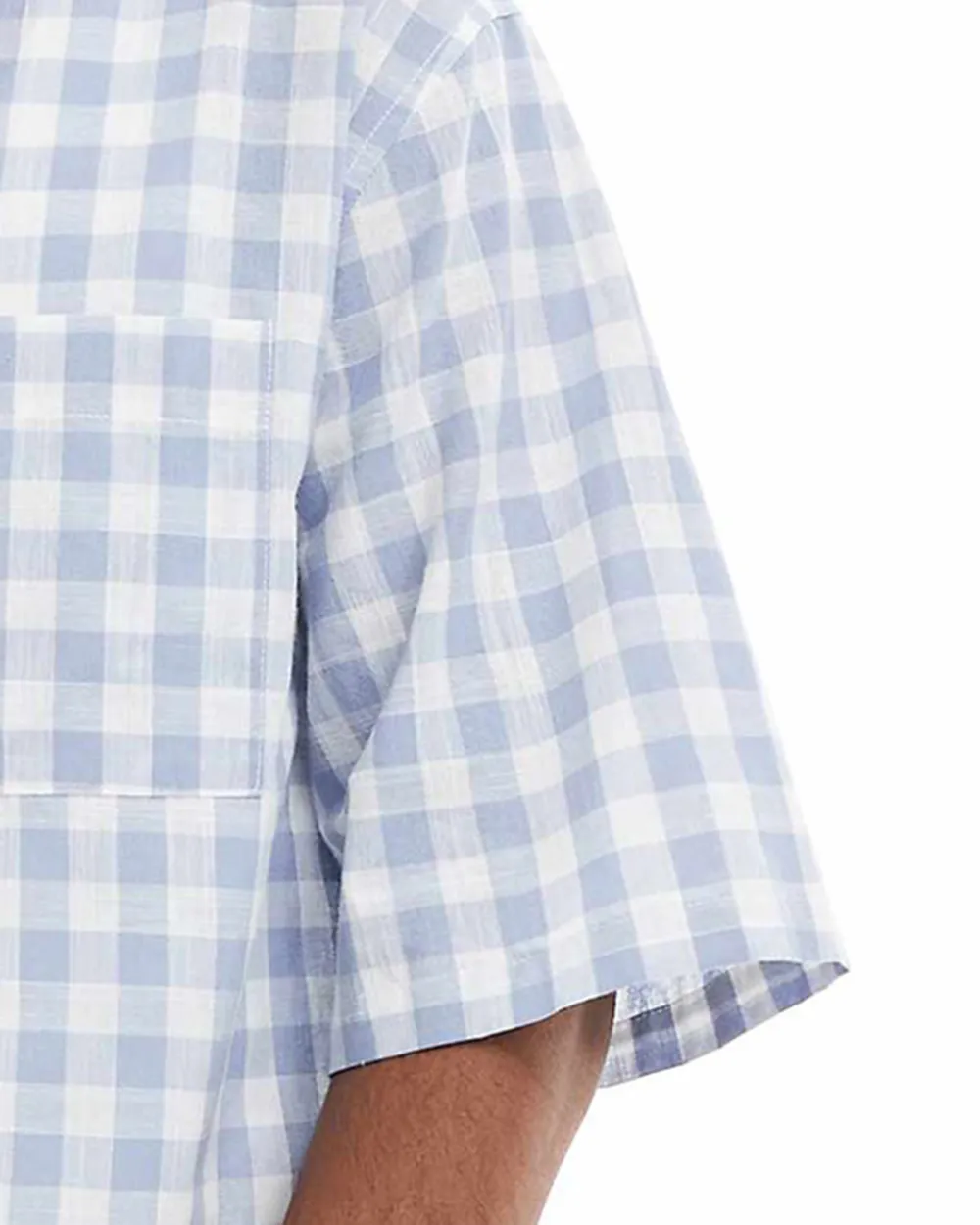 Oversized Boxy Shirt In Blue