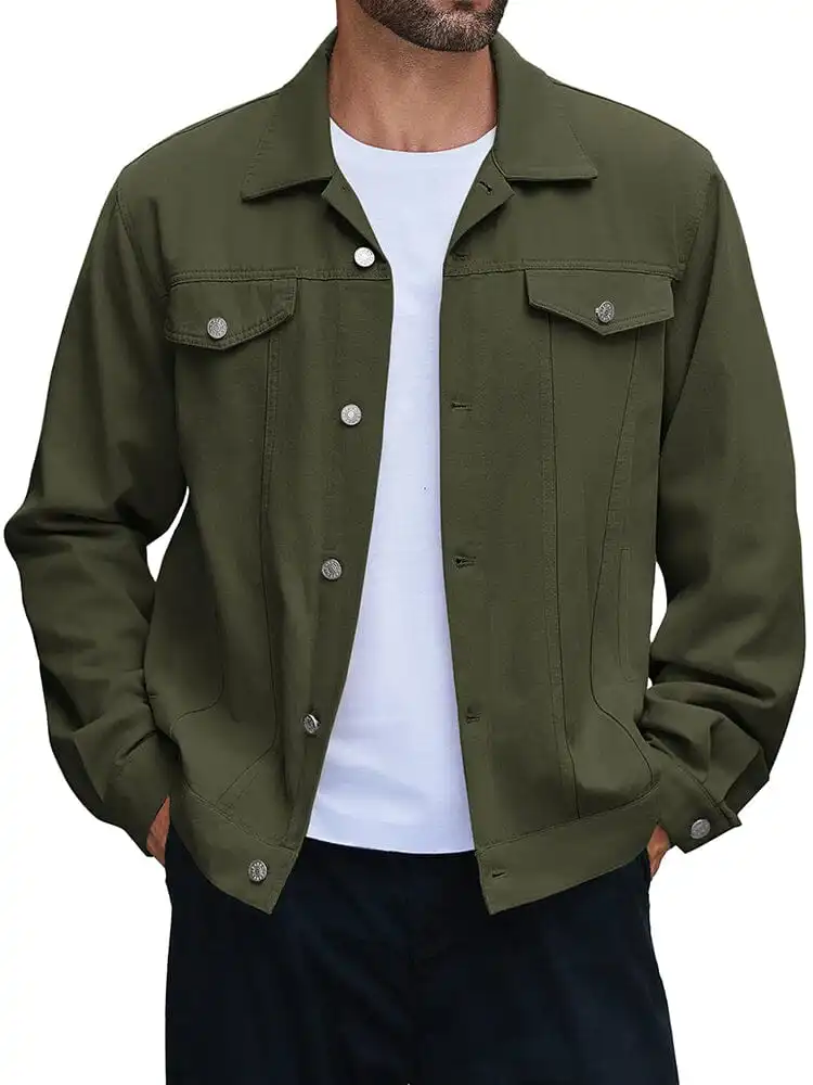 Leisure Cotton Denim Jacket