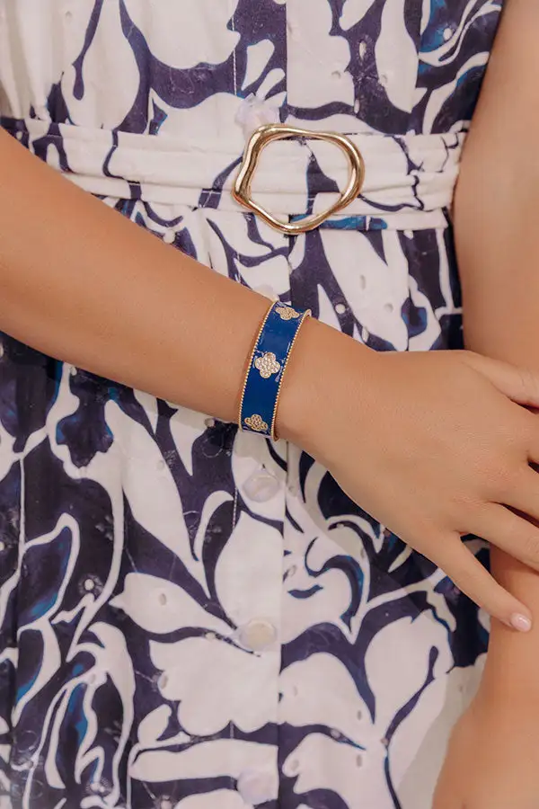 Rhinestone Cubic Zirconia Cuff Bracelet