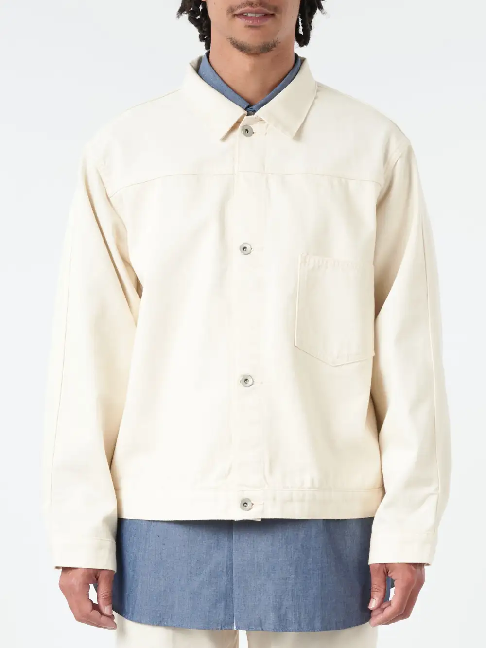 Men's Point Collar Relaxed Fit Jacket
