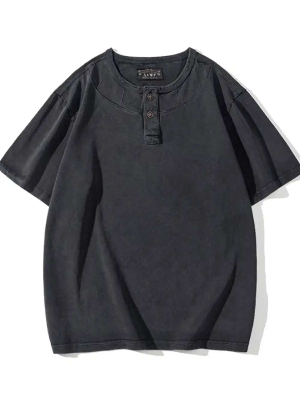 Smooth Round Neck Short Sleeve T-Shirt