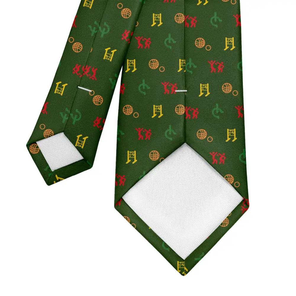 Lawn Games Pattern Necktie