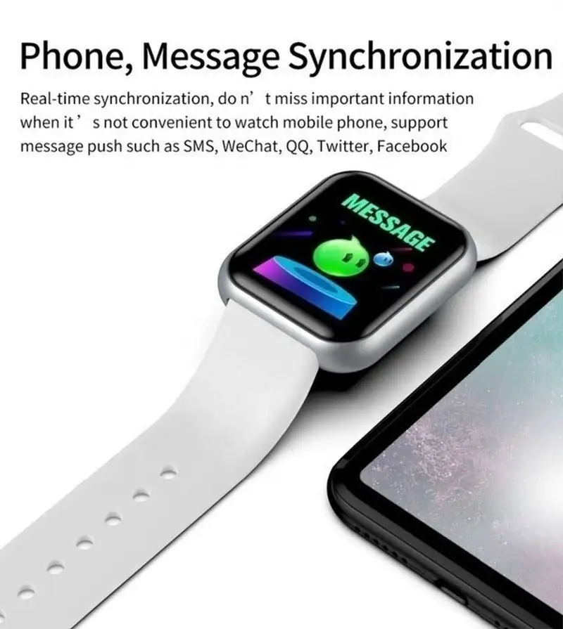 The Web Shed Y68 Health & Fitness Series Multifunction Bluetooth Smart Watch