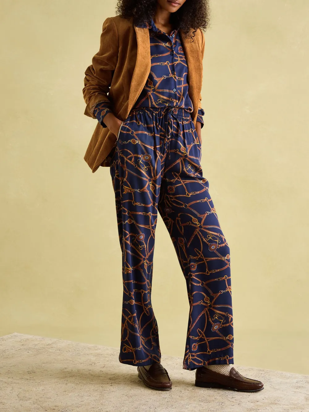 Tan Brown Corduroy Blazer