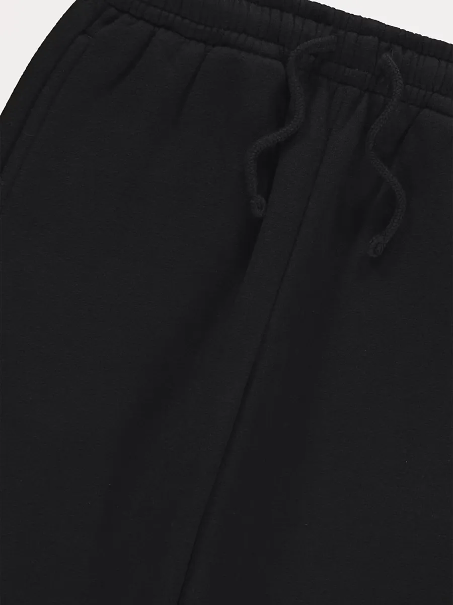 Black Cuffed Joggers