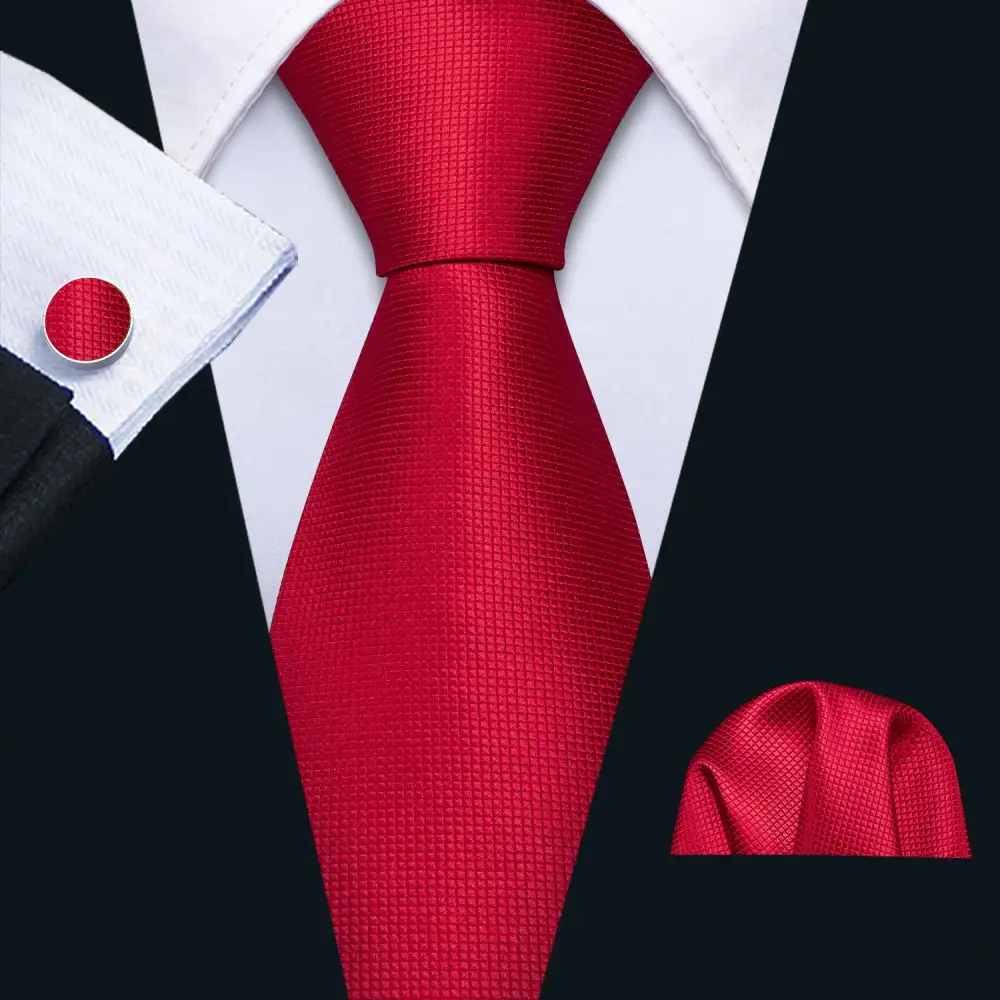 Solid Necktie Set