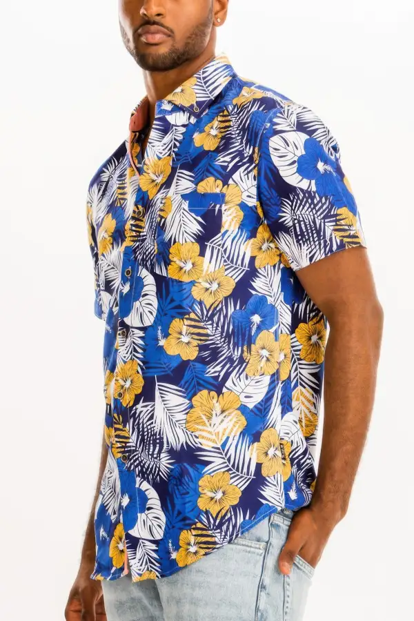Print Button-Down Shirt