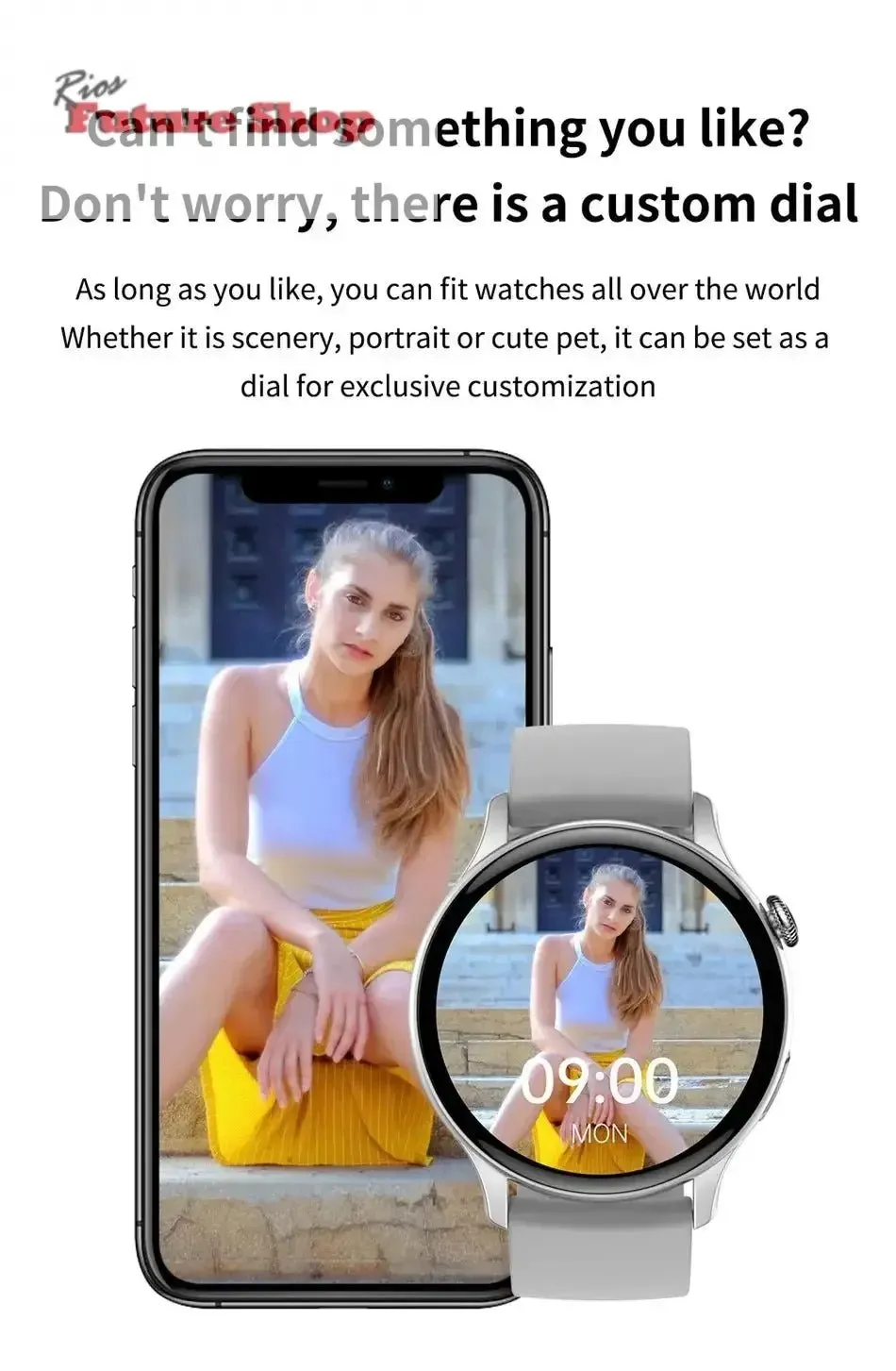 True AMOLED Sports Smartwatch