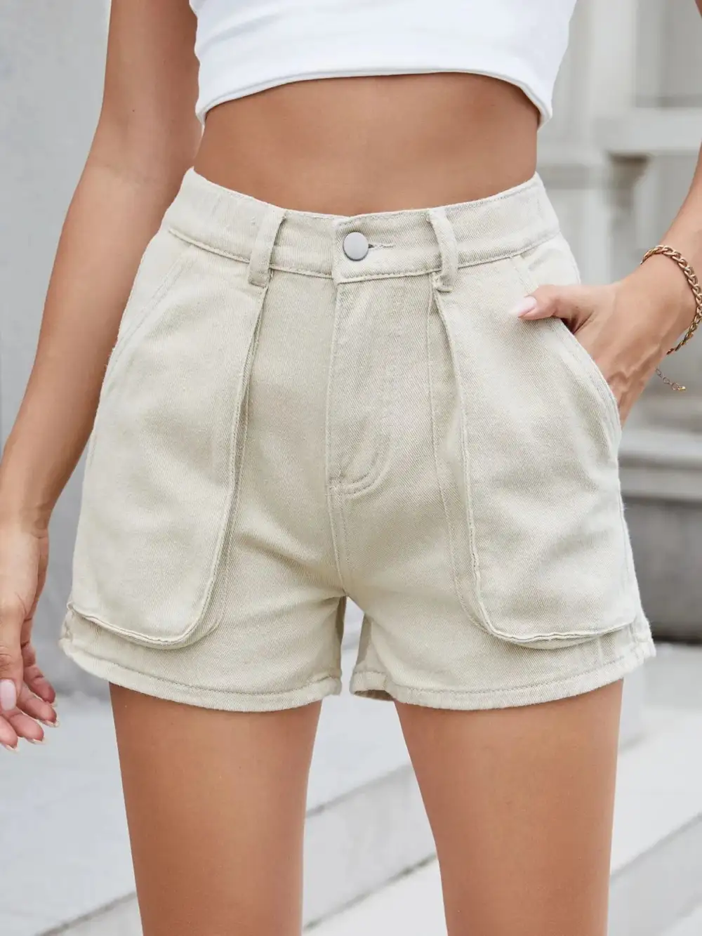Utility Pocket Detail Shorts