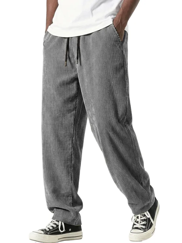 Tailored Corduroy Utility Pocket Pants