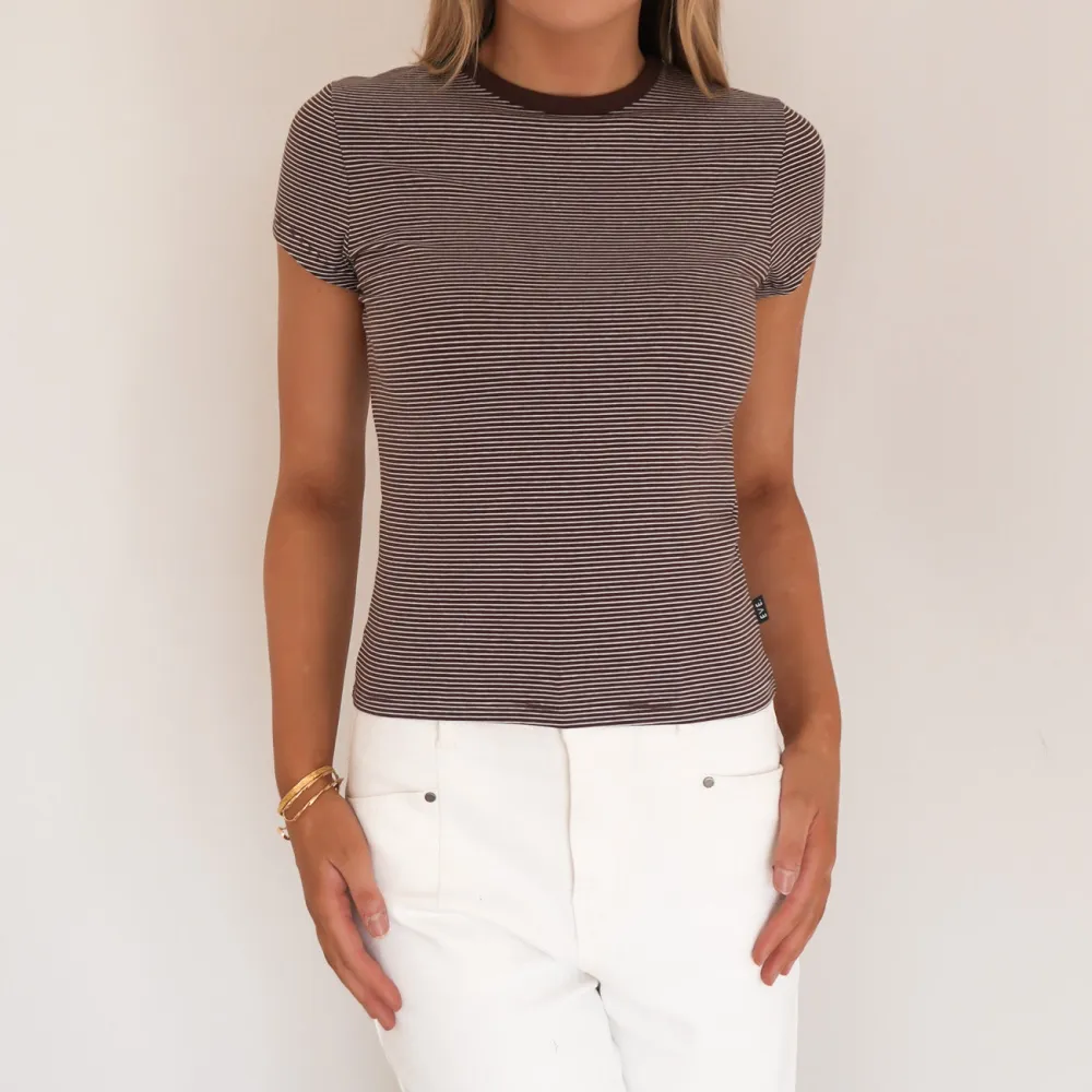 Baby Striped Easygoing Silhouette Casual Tee