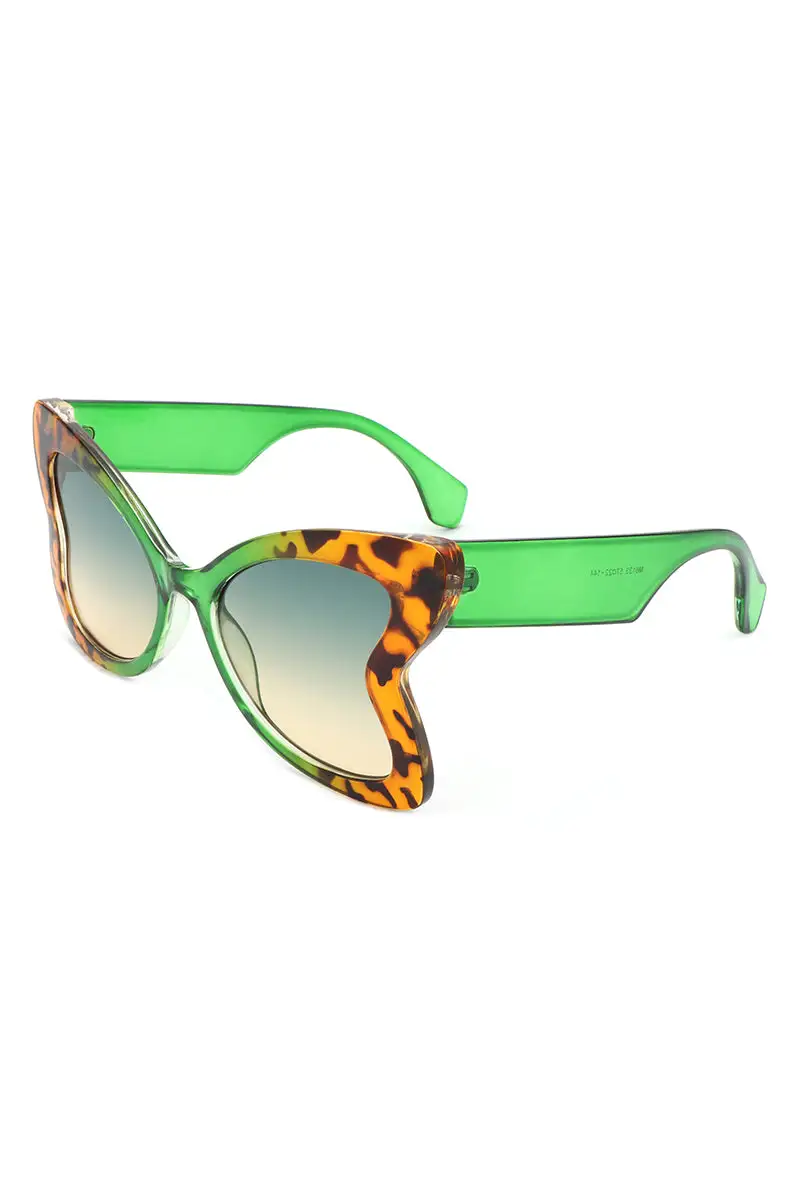 Cat Eye Butterfly Frame Sunglasses