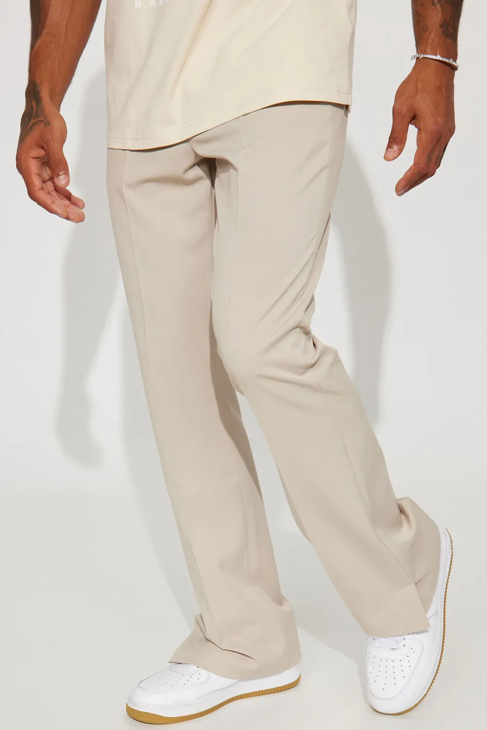 Casual Flare Slit Trouser
