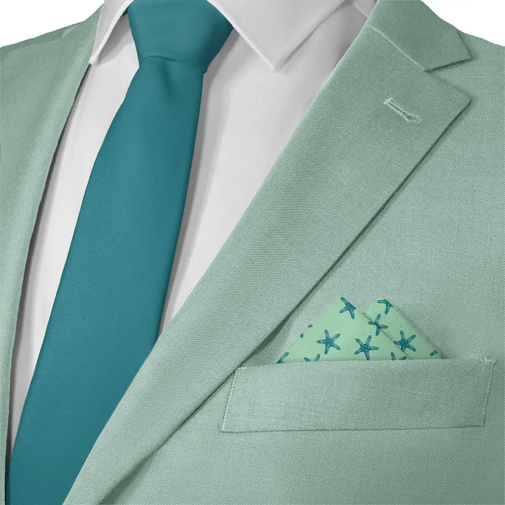 Contemporary Decorative Animal Motif Nautical Pocket Square