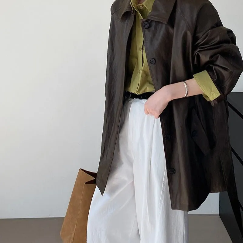 Refined Modern Pearl Cascade Coat