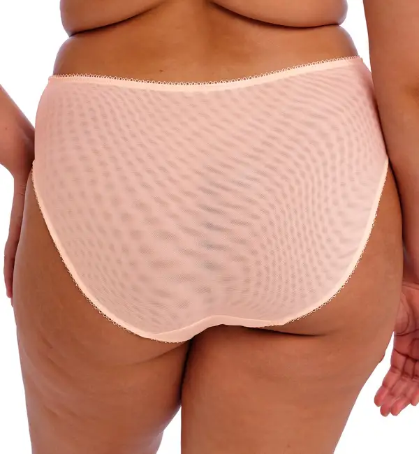 High-Waist Mesh Floral High-Leg Brief Panty