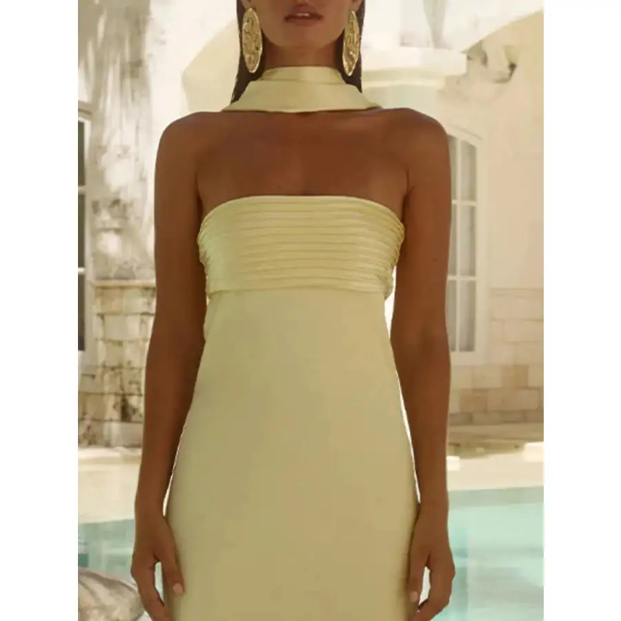 Tube Mermaid Maxi Dress