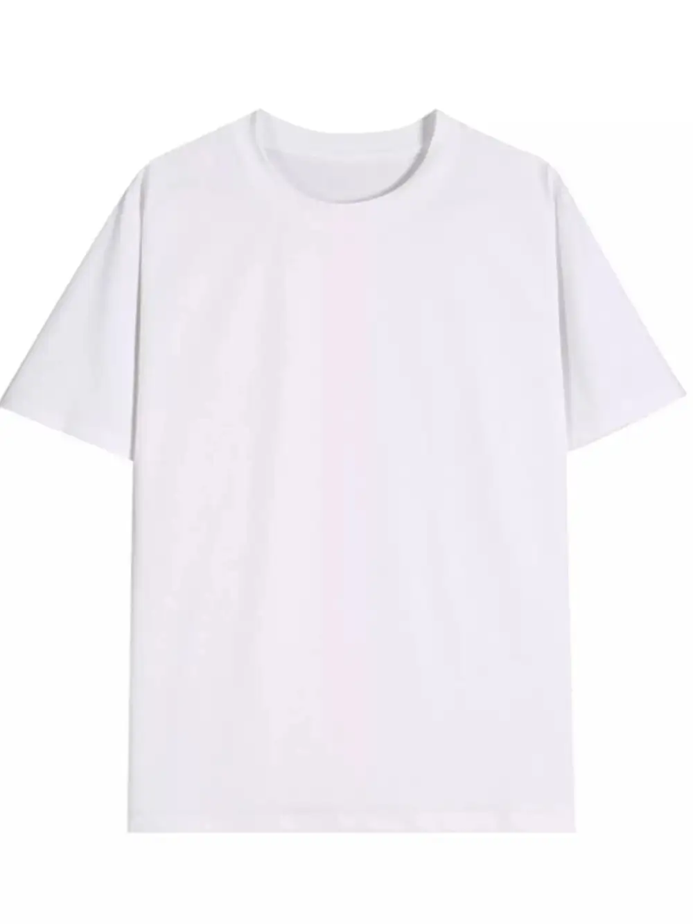 Minimal Round Neck Short Sleeve T-Shirt