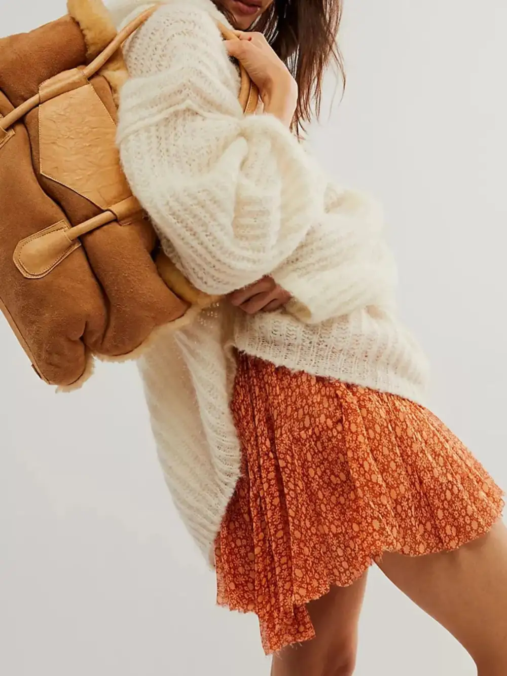 Comfy Mesh Printed Skirt