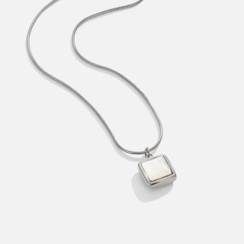 Adjustable Moonstone Pendant Necklace