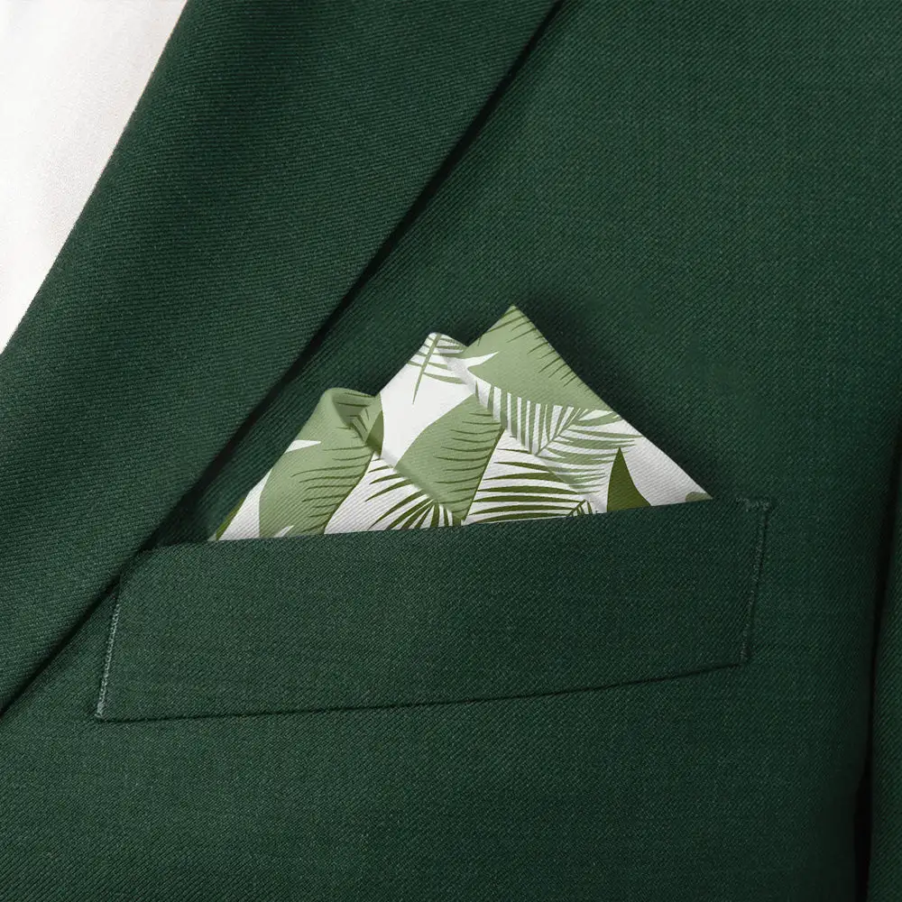Modern Smart Floral Pocket Square